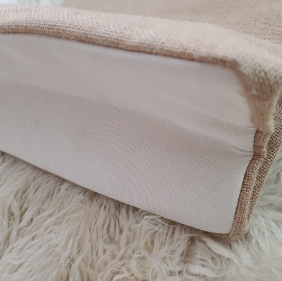 NWOT Brighton Burlap Tote Bag - Picture 3 of 6